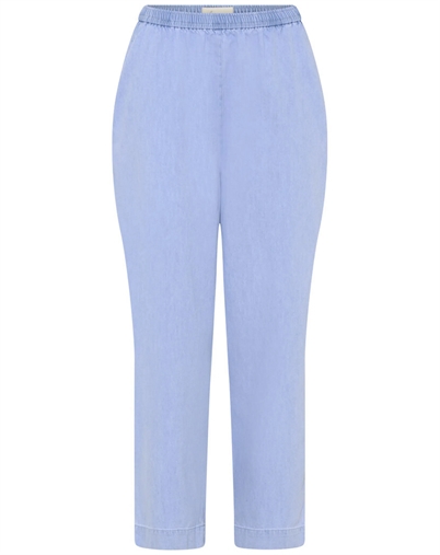 Frau - Melbourne Denim Ankle Bukser - Light Blue Denim